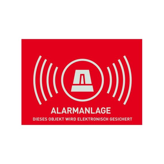 ABUS Warnaufkleber Alarm (ohne -Logo) 148 x 105 mm
