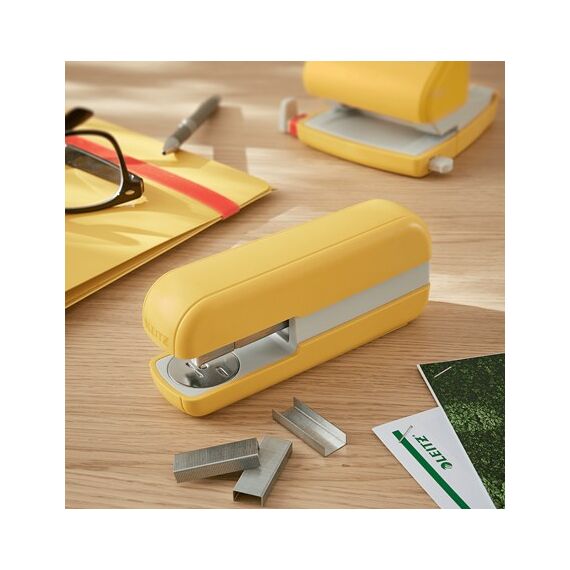 Leitz 55670019 Tacker Standard-Clinch Gelb, Farbe: Gelb, 2 image