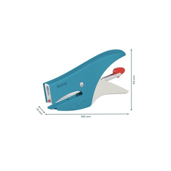 Leitz 56450061 Tacker Flacher Clinch Blau, 4 image