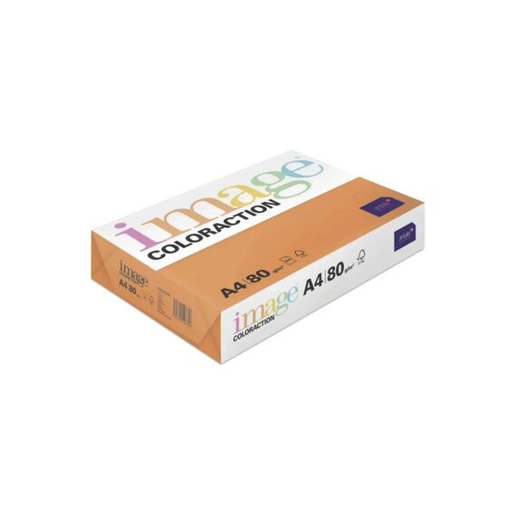 Kopierpapier Image Coloraction orange A4, 500 Blatt, holzfrei ECF, 80 gm2