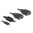 DeLOCK Adapter USB Type-C zu 2 x Seriell RS-232 DB9 mit 15 kV ESD Schutz, 2 image