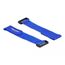 DeLOCK Klett-Kabelbinder mit Schlaufe L 190 x B 25 mm blau 5 Stück