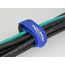 DeLOCK Klett-Kabelbinder mit Schlaufe L 280 x B 38 mm blau 3 Stück, 2 image