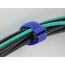 DeLOCK Klett-Kabelbinder mit Schlaufe und Befestigungsöse L 150 x B 20 mm blau 5 Stück, 3 image
