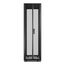 APC Easy Rack 600mm/42HE/1200mm mit Dach, Rollen, Füßen und 4 Halterungen, ohne Seitenteile, Boden, schwarz