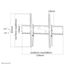 Neomounts LFD-W2000 TV-Wandhalterung 60-100" - neigbar, 5 image