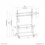 Neomounts NS-M4000BLACK TV-Trolley 60-105", 11 image