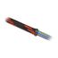 DeLOCK Geflechtschlauch dehnbar 2 m x 38 mm schwarz-rot, 2 image