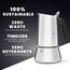 Bialetti Venus box Mokka-Kanne 0,2 l Silber, 4 image