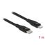 DeLOCK Daten- und Ladekabel USB Type-C zu Lightning für iPhone, iPad und iPod schwarz 1 m MFi
