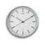MAUL Wanduhr MAULfly, Farbe: Aluminium, Weiß