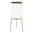 Rocada NAT0610 Flipchart Freistehend 670 x 990 mm Melamin, Stahl Schwarz, Weiß, Holz, 4 image
