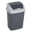 MAUL 9520587 Mülleimer 5 l Rechteckig Kunststoff, Polypropylen (PP) Dunkles Grau, Weiß