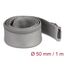 DeLOCK Geflechtschlauch mit Reißverschluss hitzebeständig 1 m x 50 mm grau