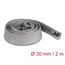 DeLOCK Geflechtschlauch mit Reißverschluss hitzebeständig 2 m x 30 mm grau