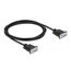 DeLOCK Seriell Kabel RS-232 D-Sub 9 Buchse zu Buchse Nullmodem mit schmalem Steckergehäuse - CTS / RTS auto control - 2 m, Länge: 2 m
