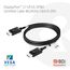 CLUB3D DisplayPort™ 2.1 Bi-Direktionales VESA DP80 zertifiziertes Kabel 4K240Hz, 8K60Hz oder 10K60Hz M/M 1.6m, 2 image