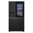 LG InstaView GSGV81EPLL Side-by-Side Kühlkombination Freistehend 635 l Schwarz