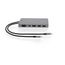 LMP Display Dock 2 Kabelgebunden USB 3.2 Gen 1 (3.1 Gen 1) Type-C Grau