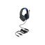 DeLOCK Gaming Headset Over-Ear mit 3,5 mm Klinkenstecker und blauem LED Licht für PC, Notebook und Spielekonsolen