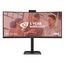 AOC E4 CU34E4CW Computerbildschirm 86,4 cm (34") 3440 x 1440 Pixel UltraWide Quad HD LED Schwarz