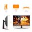 AOC G4 C32G4Z Computerbildschirm 80 cm (31.5") 1920 x 1080 Pixel Full HD LCD Schwarz, Rot, 3 image