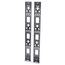 APC NetShelter SX, 24 HE Server Rack-Gehäuse, 600 mm x 1070 mm, mit schwarzen Seitenteilen, 3 image