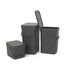 Brabantia 109805 Mülleimer 12 l Rechteckig Grau, 3 image