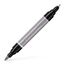 Faber-Castell Pitt Artist Pen Dual Marker Fineliner Fein / Mittel Hellgrau