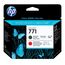 HP 771 Mattschwarz/Chromrot DesignJet Druckkopf