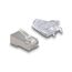 DeLOCK RJ45 Modularer Stecker mit vorderer Öffnung (easy connect) Cat.6 und Knickschutztülle 50er Set, 2 image
