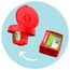 STABILO woody 3 in 1 Manueller Bleistiftspitzer Rot, 6 image