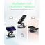 ICY BOX IB-SH101-CH, 3 in 1 klappbarer Ständer mit kabelloser Ladefunktion, magnetisch, für Smartphone, Inear-Kopfhörer und Smartwatch, Aluminium, 3 image
