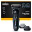 Braun Series 5 52-B1650S Elektrorasierer Folienschaber Trimmer Blau, 3 image