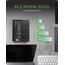 ICY BOX IB-1917M-C32a, Gehäuse für NVMe M.2 SSD zu Type-C® USB 3.2 Gen 2x2, 20 Gbit/s, 3 image