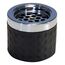 APS-Germany 00564 Aschenbecher Rund Metall, Chrom, Glas