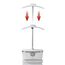 CLEANmaxx 4016471003842 Kleidungsdampfglätter Stand-Dampfglätter 1800 W Grau, Weiß, 2 image