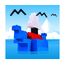 Simba Toys Blox - 100 4er Bausteine blau - kompatibel mit bekannten Spielsteinen, Farbe: Blau, 2 image
