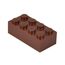 Simba Toys Blox - 40 8er Bausteine braun - kompatibel mit bekannten Spielsteinen, 2 image