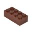 Simba Toys Blox - 100 8er Bausteine braun - kompatibel mit bekannten Spielsteinen, 2 image