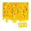 Simba Toys Blox - 500 8er Bausteine gelb - kompatibel mit bekannten Spielsteinen