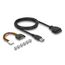 DeLOCK 3.5″ USB 5 Gbps Front Panel 2 x USB Type-C + 2 x USB Typ-A, 3 image