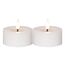 Star Trading LED Teelichter 2 Set Flamme Flow, Farbe: Weiß