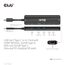 CLUB3D USB Gen1 Type-C, 6-in-1 Hub with HDMI 8K30Hz, 2xUSB Type-A, RJ45 and 2xUSB Type-C, Data and PD charging 100 watt, 5 image