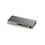 Zyxel GS1350-6HP-EU0101F Netzwerk-Switch Managed L2 Gigabit Ethernet (10/100/1000) Power over Ethernet (PoE) Grau