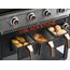 Blackstone 257-1868DK Barbecue & Grill Wagen Gas Schwarz, Orange, Edelstahl 17584 W, 3 image