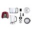 Russell Hobbs 27110-56 Küchenmaschine 600 W 2,3 l Schwarz, Rot, Transparent, 4 image