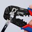 Knipex 97 51 13 Kabel-Crimper Crimpwerkzeug Schwarz, Blau, Rot, 12 image