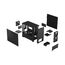 Fractal Design Pop Mini Silent Mini Tower Schwarz, 2 image