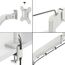 Leitz 64890085 Flachbildschirm-Tischhalterung 81,3 cm (32") Tisch/Bank Grau, 5 image